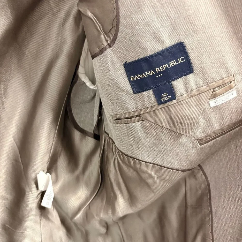 Banana Republic 42R Sporty Formal Business Suit Jacket Professional Luxury Event